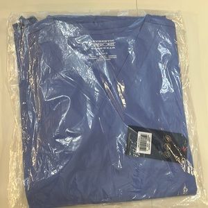 Small light blue scrub top